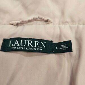 Lauren Ralph Lauren Women's Pink Hooded Anorak Jacket Size L